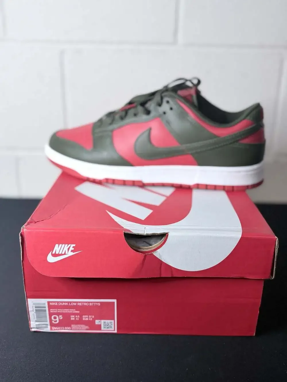 Nike Dunk Low Retro BTTYS Mystic Red/Cargo Khaki DV0833-600